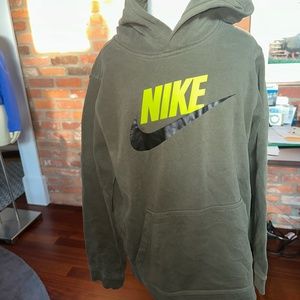 NIKE Kid's XL Green Hoodie